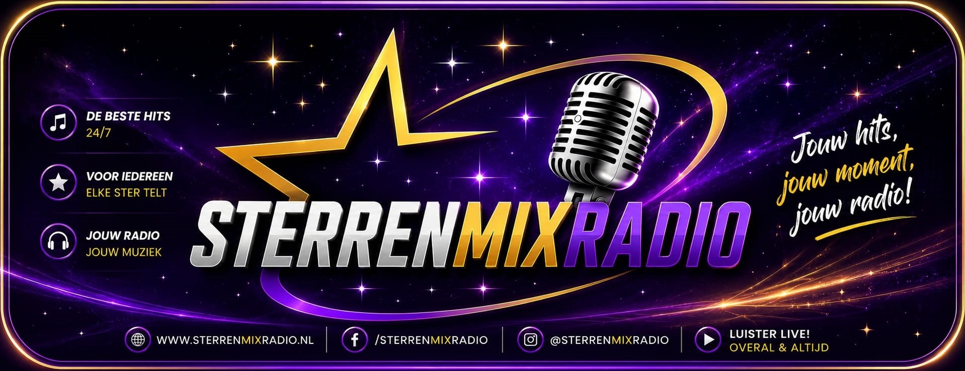 SterrenMixRadio Banner